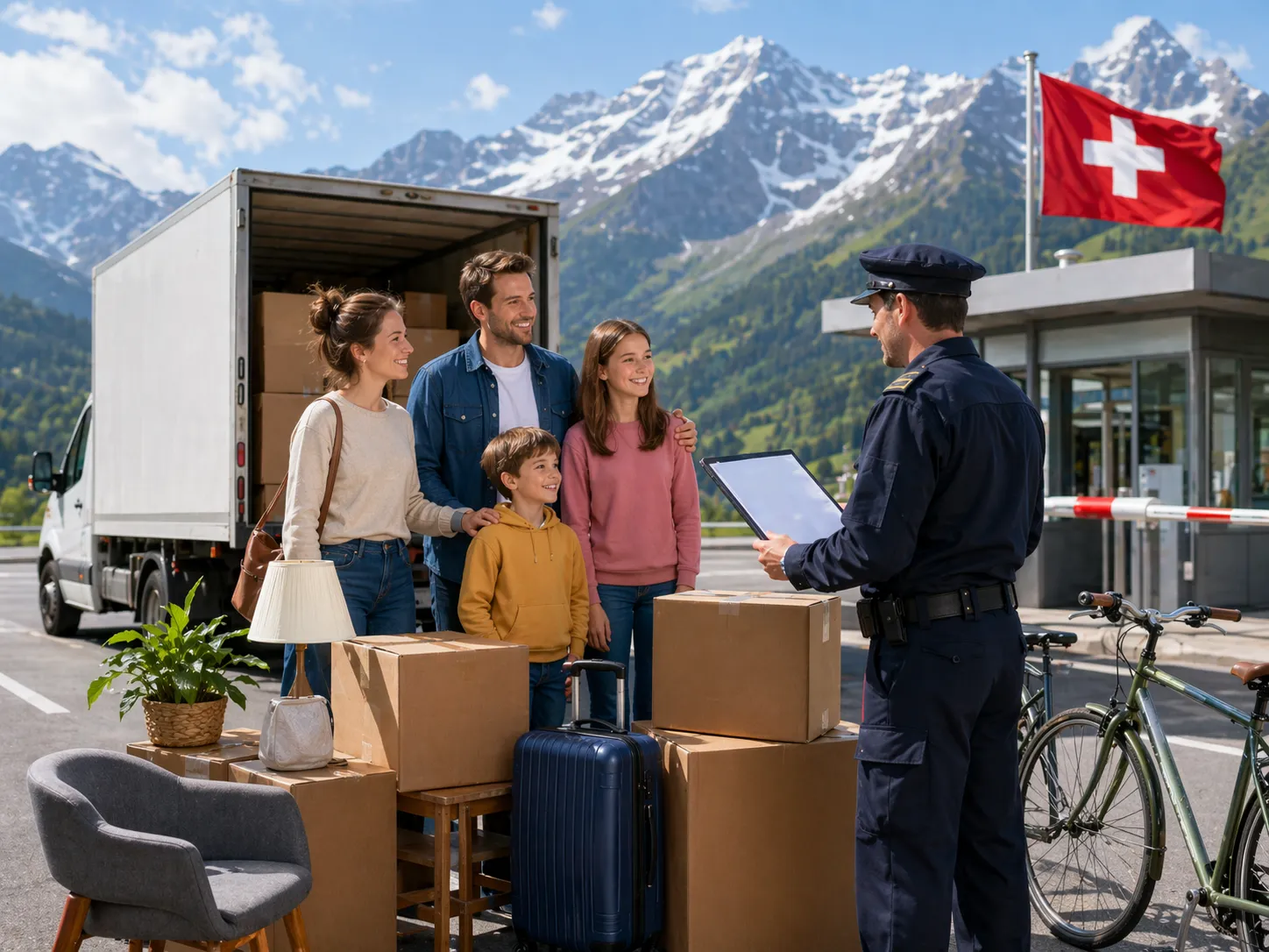Schweizer Zollanmeldung für Umzugsgut