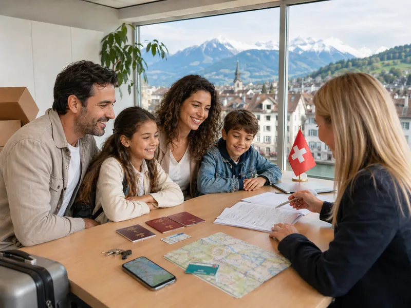 Anmeldung und erste Schritte in der Schweiz